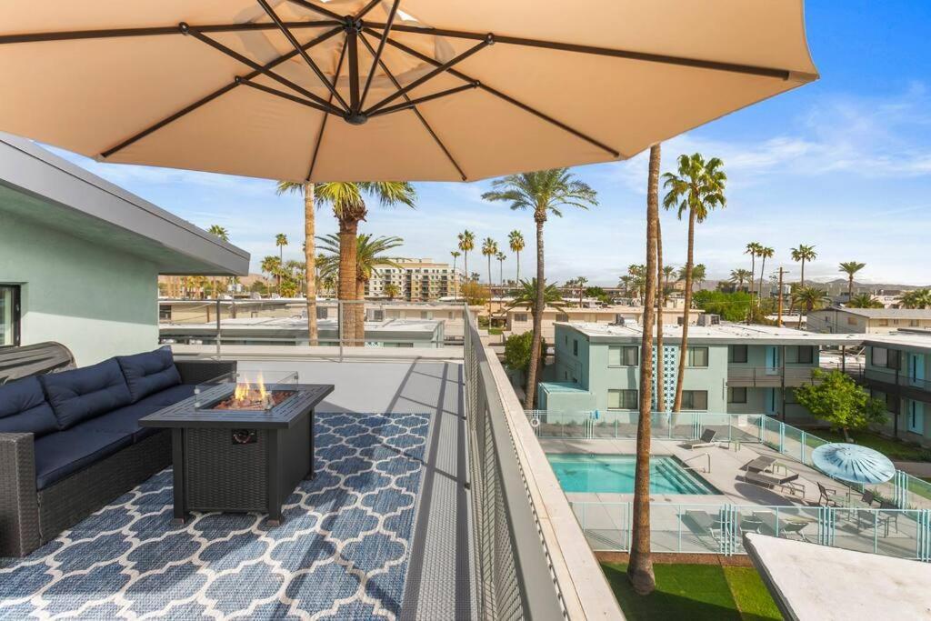 Large Studio Rooftop & Poolside - Walk To Old Town Scottsdale Bagian luar foto